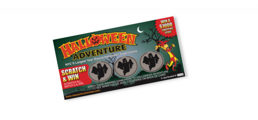 halloween scratch off cards marketing ideas for halloween