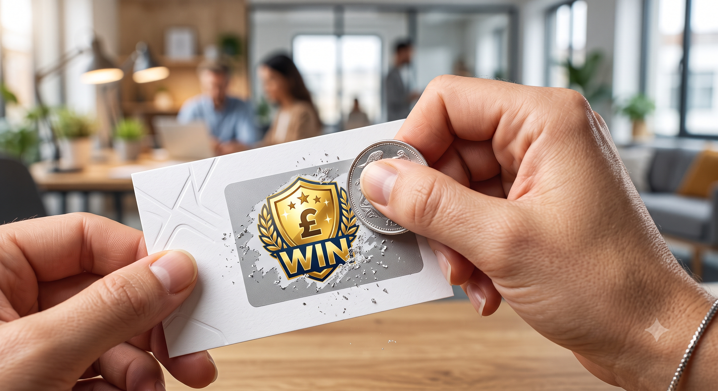 business scratch cards